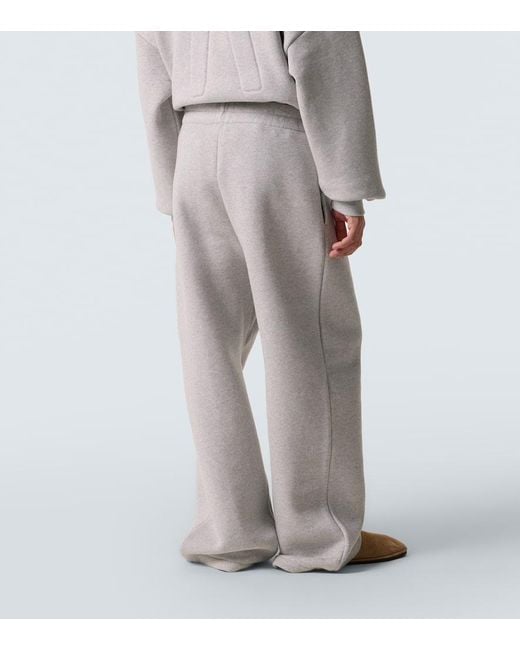 Fear Of God Gray Cotton-Blend Fleece Sweatpants for men