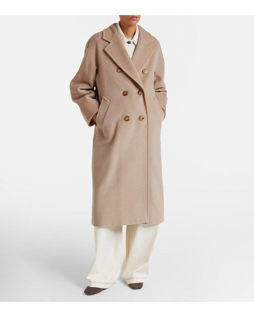 Max Mara Natural Madame Wool And Cashmere Coat