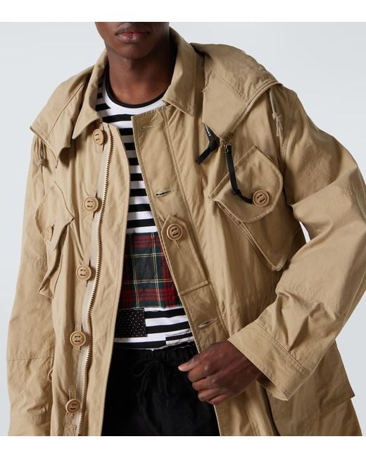 Junya Watanabe Natural X C.P. Company Goggle Parka for men