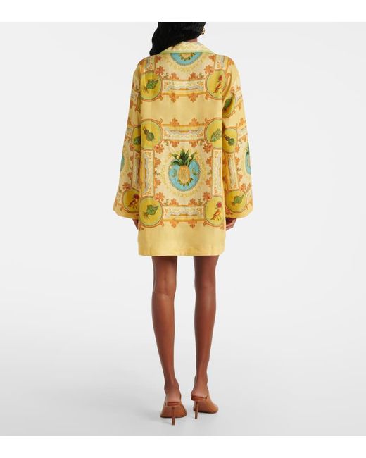 ALÉMAIS Yellow La Musica Linen Tunic