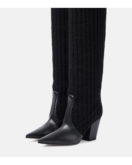 Gianvito Rossi Black Stiefel Mit Leder