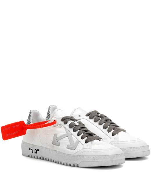 Off-White c/o Virgil Abloh White Exclusive To Mytheresa – Arrow 2.0 Leather Sneakers