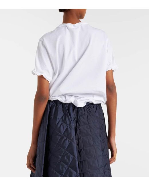 Prada White Cotton Jersey T-Shirt