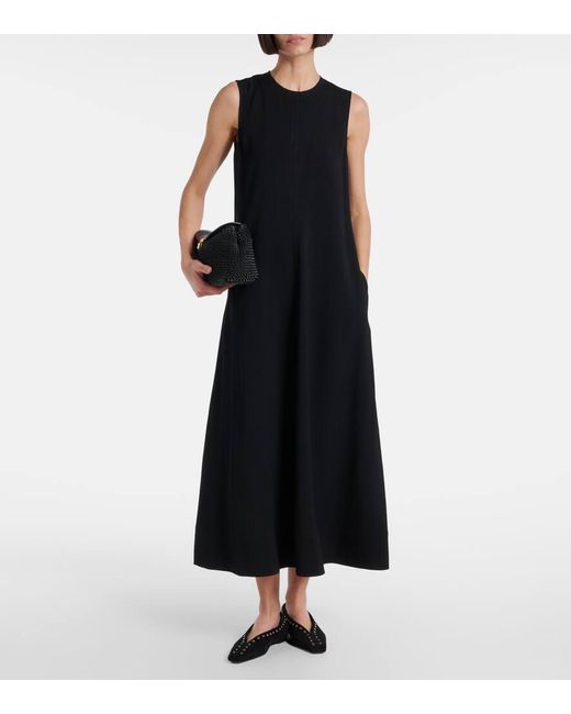Totême  Black Striped Maxi Dress