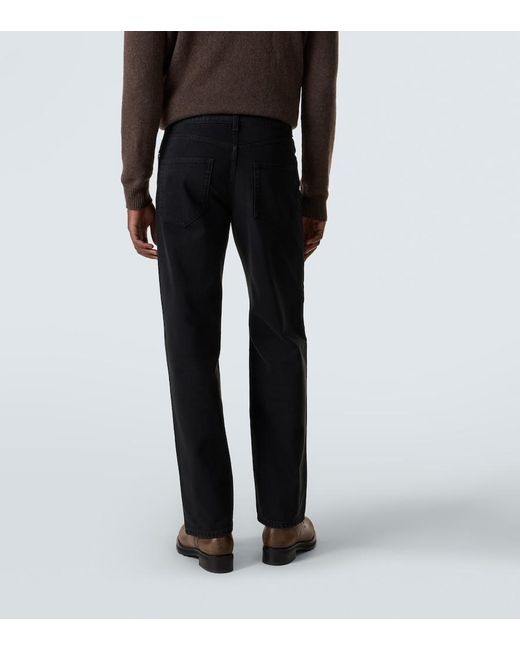 The Row Black Rossen Straight Jeans for men