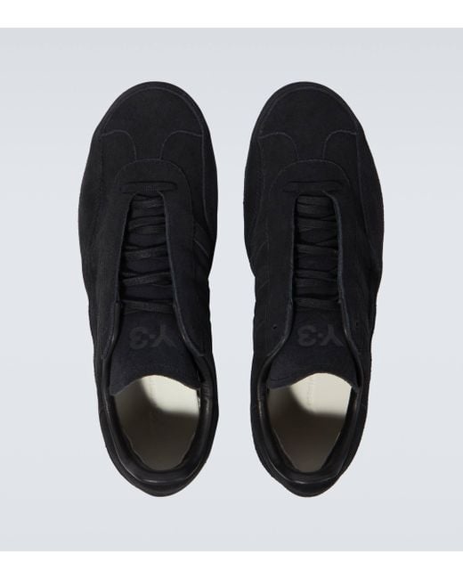 Y-3 Black Gazelle Suede Sneakers for men