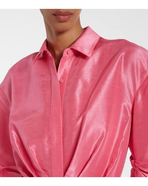 Rebecca Vallance Pink Hemdblusenkleid Maple