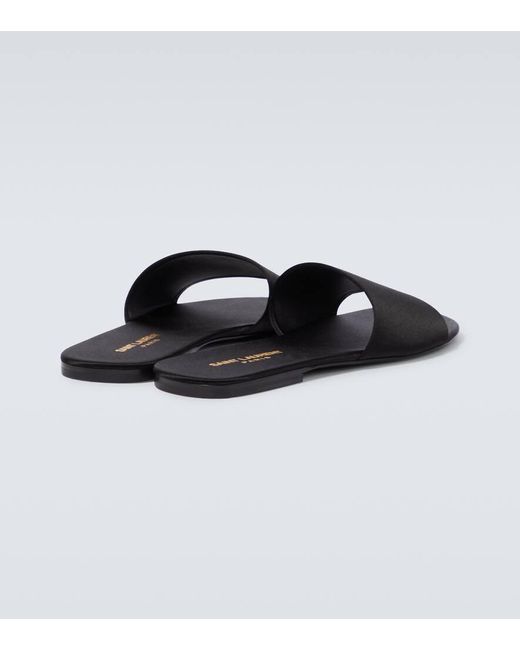 Saint Laurent Black Tail 05 Slide Sandal for men
