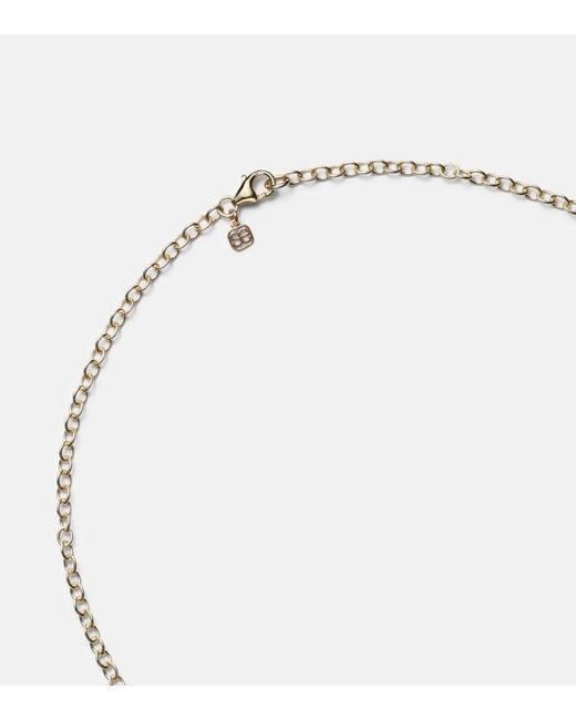 Sydney Evan White Perfect Match 14Kt Necklace With Diamonds And Rubies