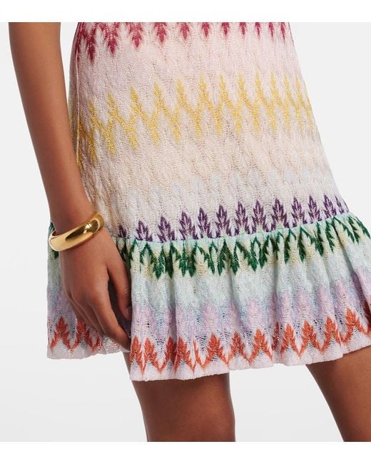 Missoni Red Lame Minidress