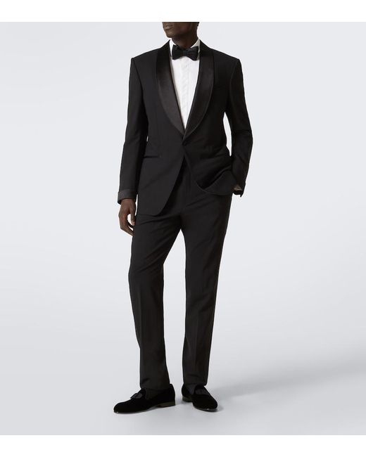 Brioni Loafers Aus Samt in Black für Herren