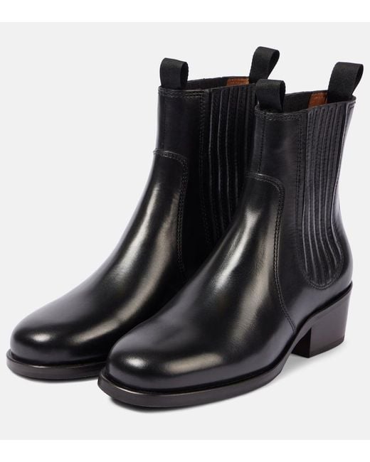 Botas Chelsea De Piel Lemaire de color Black