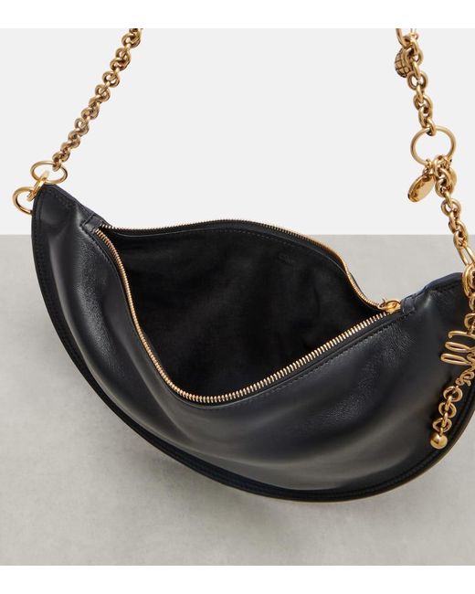 Chloé Black Schultertasche Icons Small Aus Leder