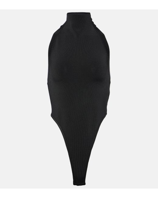 Alaïa Black Jersey Bodysuit