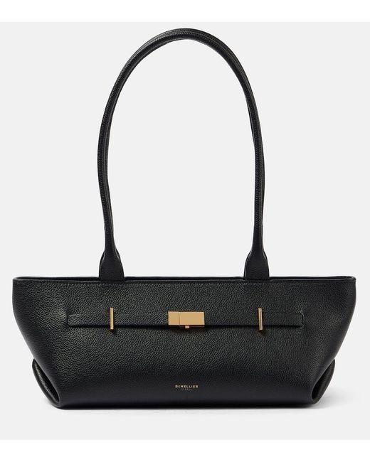 DeMellier London Black New York Small Leather Shoulder Bag