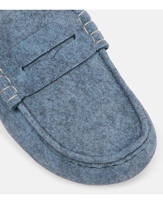 J.W. Anderson Blue Suede Mules