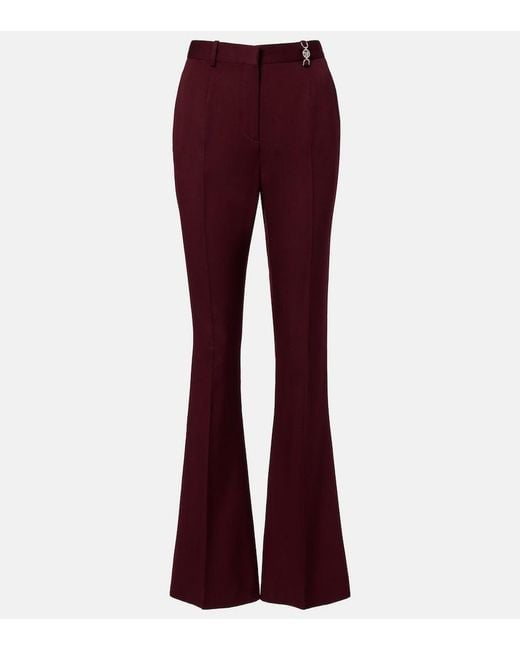 Versace Wool Flared Pants