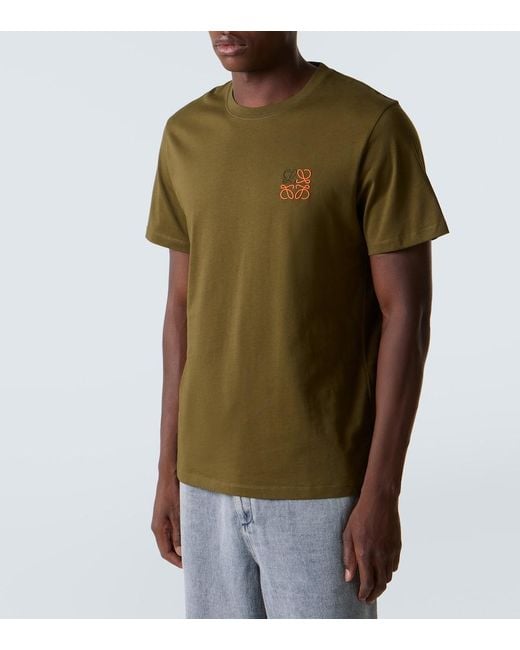 Loewe Green X Wimbledon Logo Gym Towel for men
