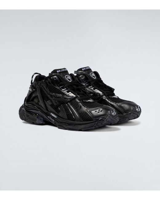 Balenciaga Black Runner Low-top Sneakers for men