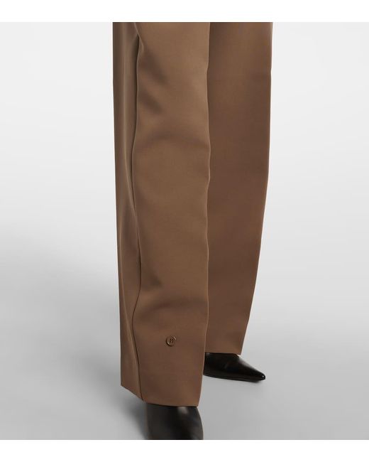 Pantaloni Doyer A Gamba Larga di Frankie Shop in Brown