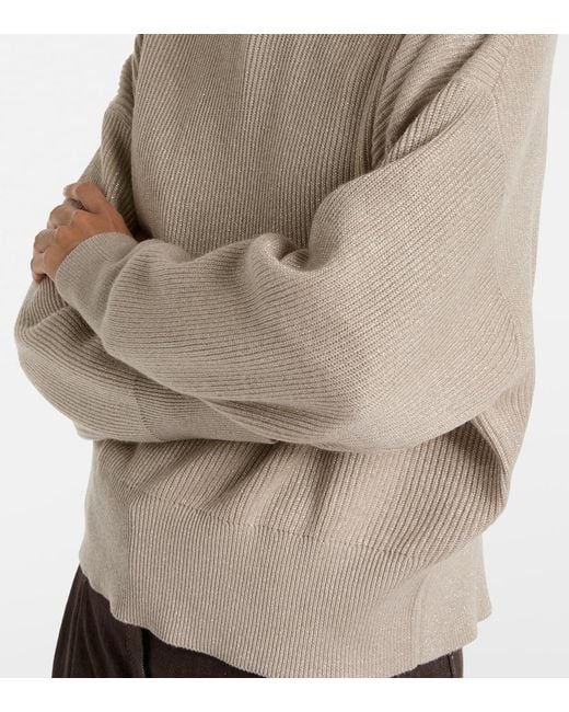 Pullover di Brunello Cucinelli in Natural