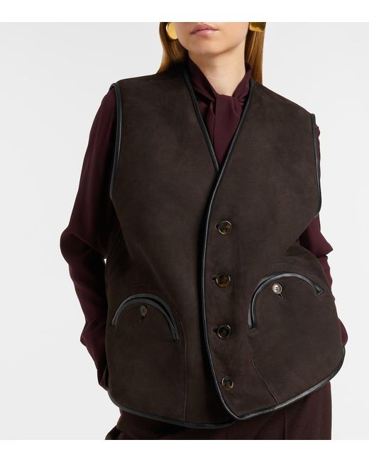 Blazé Milano Black Weste Gliss Aus Shearling