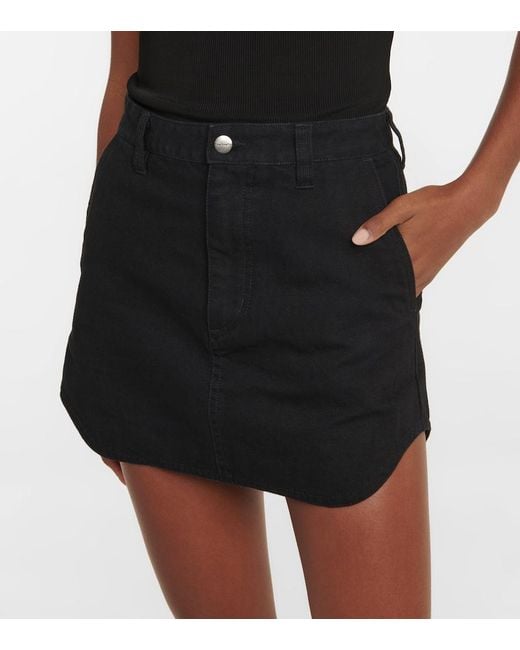Wardrobe NYC Black X Carhartt Wip Cotton Miniskirt
