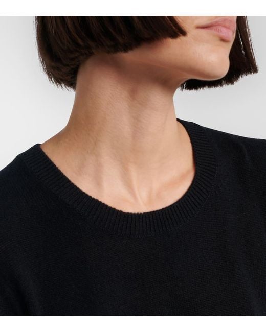 Jersey De Cachemir Jardin Des Orangers de color Black