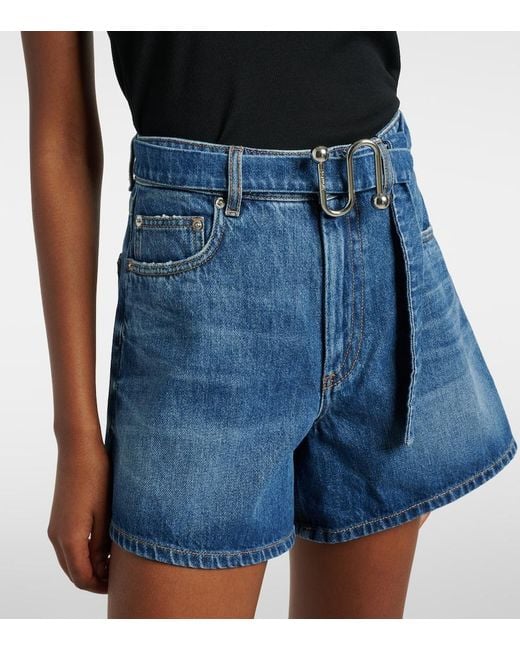 Sportmax Blue Fiesta Denim Shorts