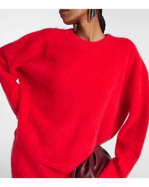 Lisa Yang Red Natalia Cashmere Sweater