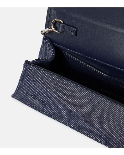 Clutch Superamini Yigit di AMINA MUADDI in Blue