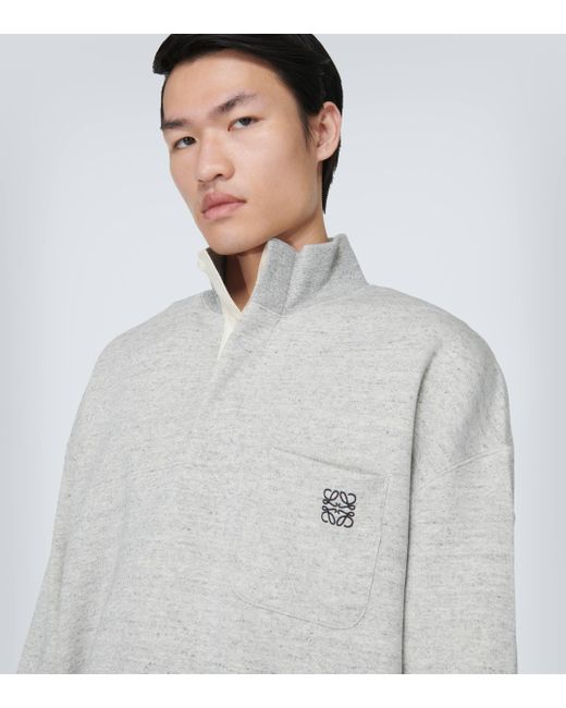 Sweat-shirt en coton Loewe pour homme en coloris White