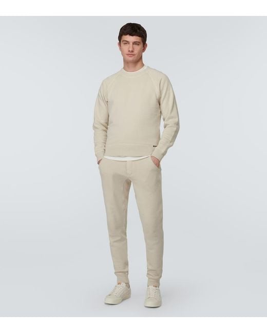 Tom Ford Natural Cotton Sweatpants for men