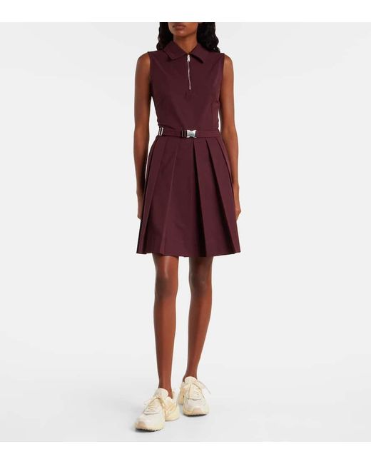 Tory Burch Purple Pleated Tennis Dress