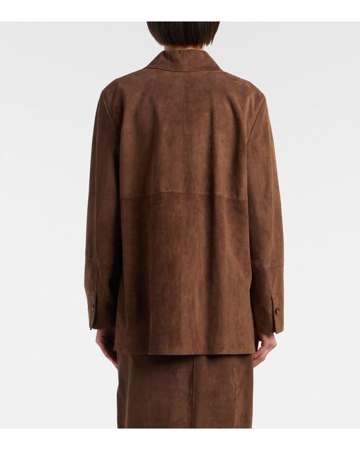 Max Mara Brown Suede Jacket
