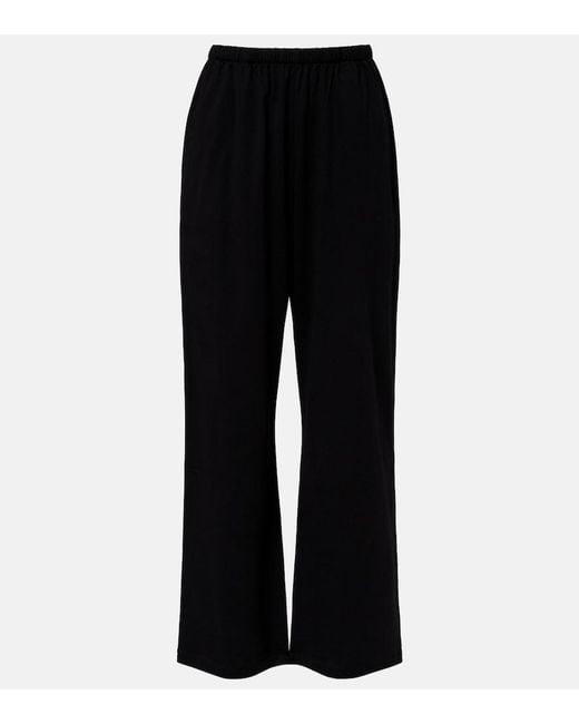 Wardrobe NYC Black Cotton Pajama Pants