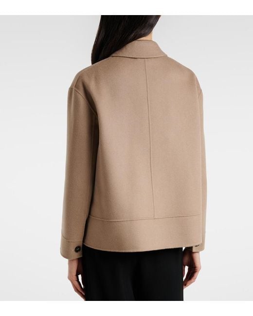 Max Mara Brown Simona Virgin Wool Jacket