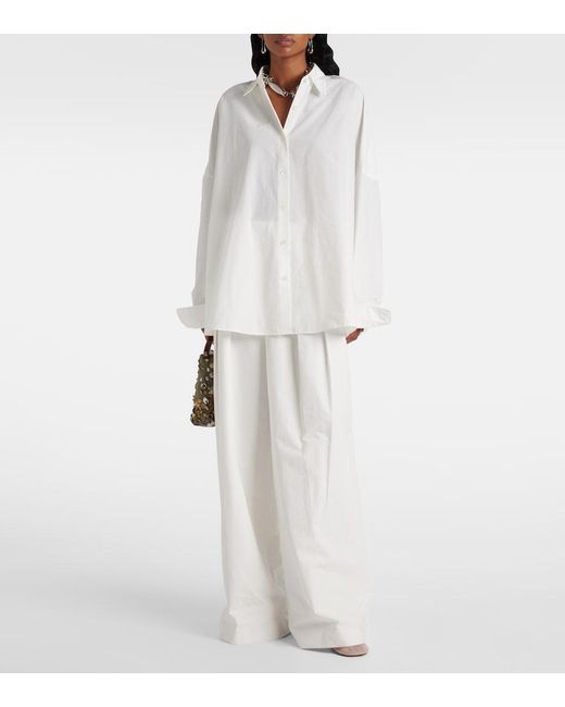 Dries Van Noten White Oversized Shirt