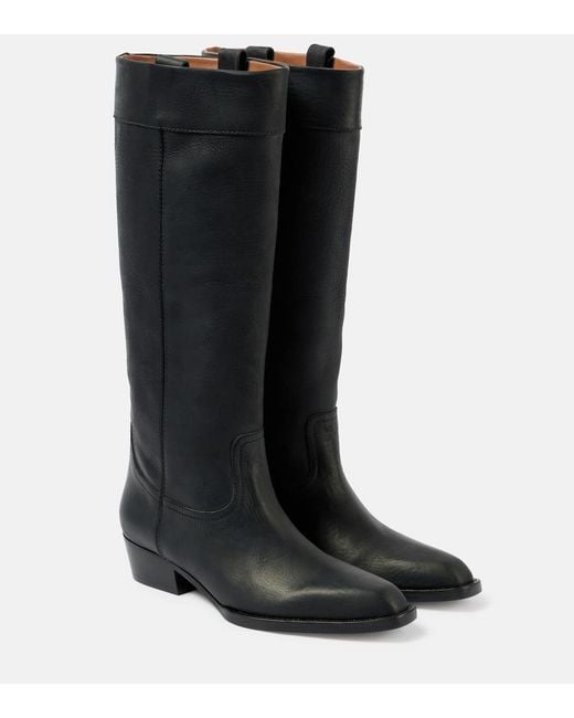 Paris Texas Black Helena 35 Leather Boots