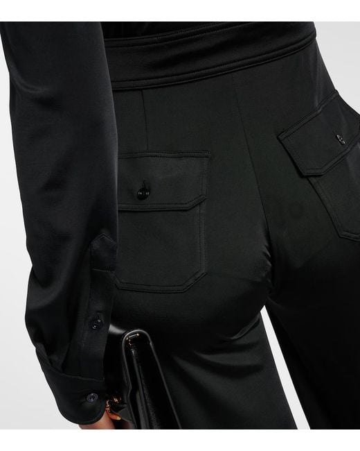 Tom Ford Black Jersey Jumpsuit