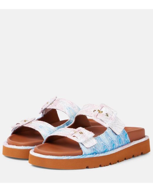 Missoni Brown Sandalen Clea Aus Haekelstrick