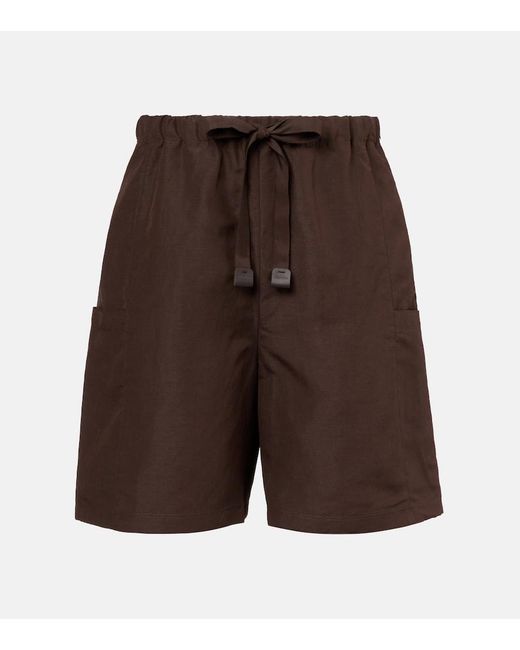 Max Mara Brown 'Quebec' Bermuda Shorts