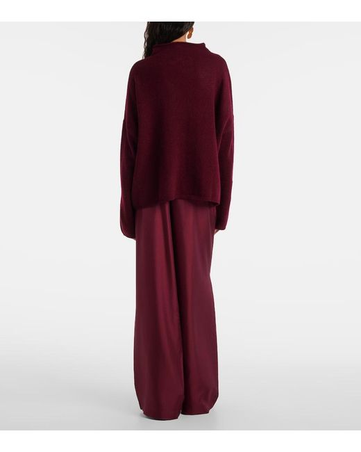 Lisa Yang Red Sandy Cashmere Sweater
