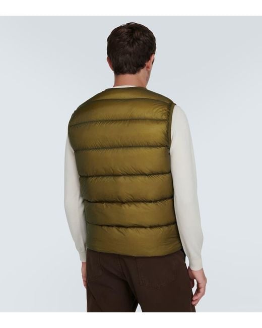 C P Company Daunenweste in Green für Herren