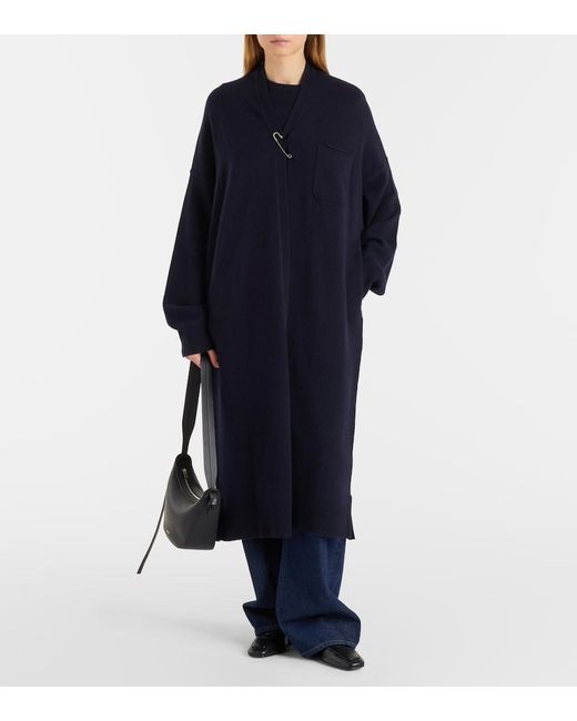 Extreme Cashmere Blue N°61 Koto Cashmere-blend Cardigan