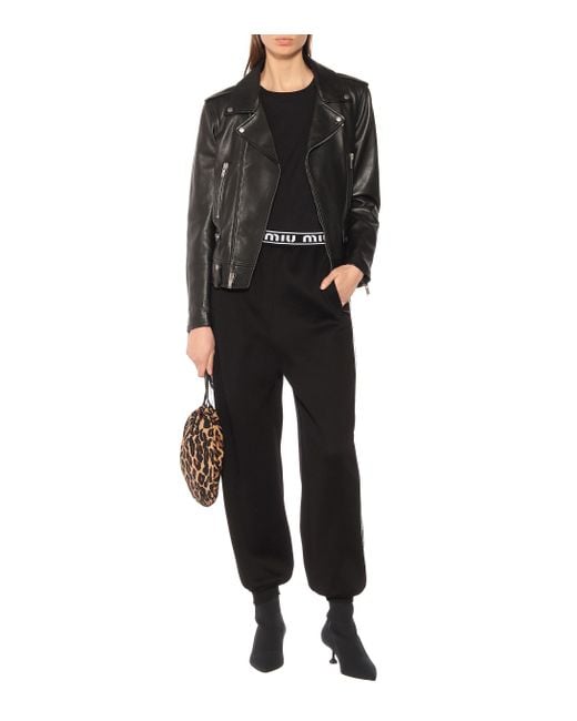 miu miu track pants