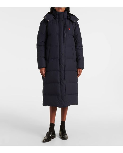 Polo Ralph Lauren Blue Hooded Down Coat