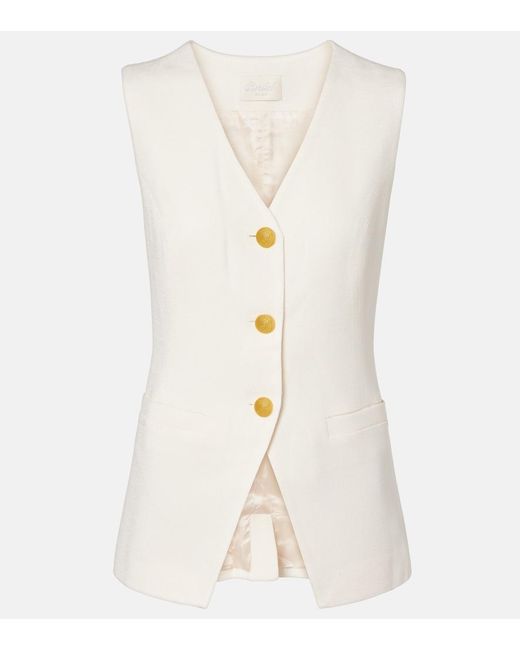 Chaleco De Novia Ingrida Rixo de color White