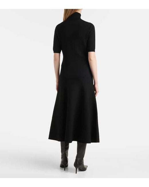Jardin Des Orangers Black Cashmere Turtleneck Sweater