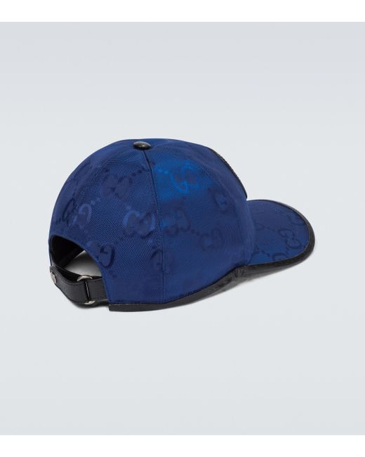 Gucci Off The Grid Baseball Hat in Blue for Men | Lyst